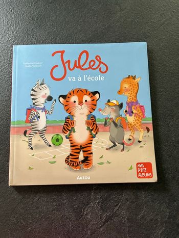 Livre Jules va à l’école 