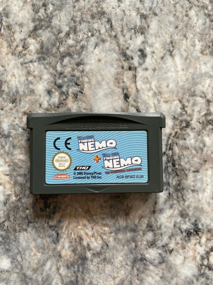 finding Nemo + finding Nemo the continuing adventures game boy advance