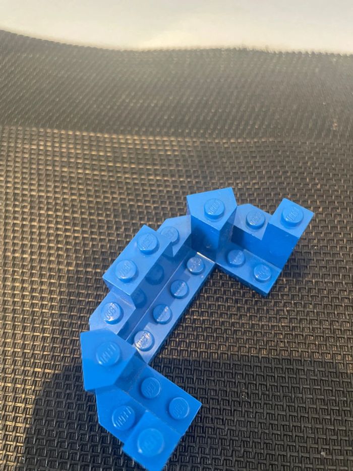 Lego Castle créneaux remparts bleu 4x8x2 1/3 lego officiel 8780 8781 - photo numéro 6