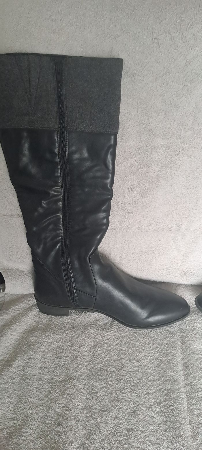 Botte noire La halle pointure 39 - photo numéro 3