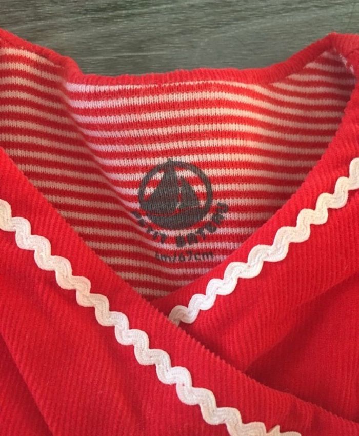 Ensemble petit bateau 6 mois   porté une fois - photo numéro 3