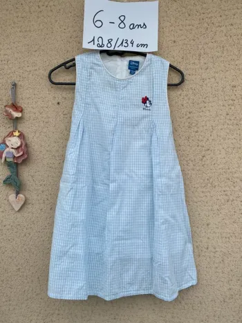 Robe Disney Minnie été 6-8 ans  carreaux vichy