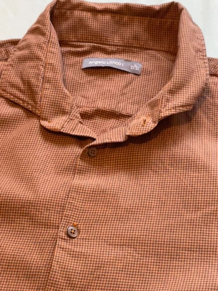 Chemise manches longues marron taille XL Angelo Litrico - photo numéro 5