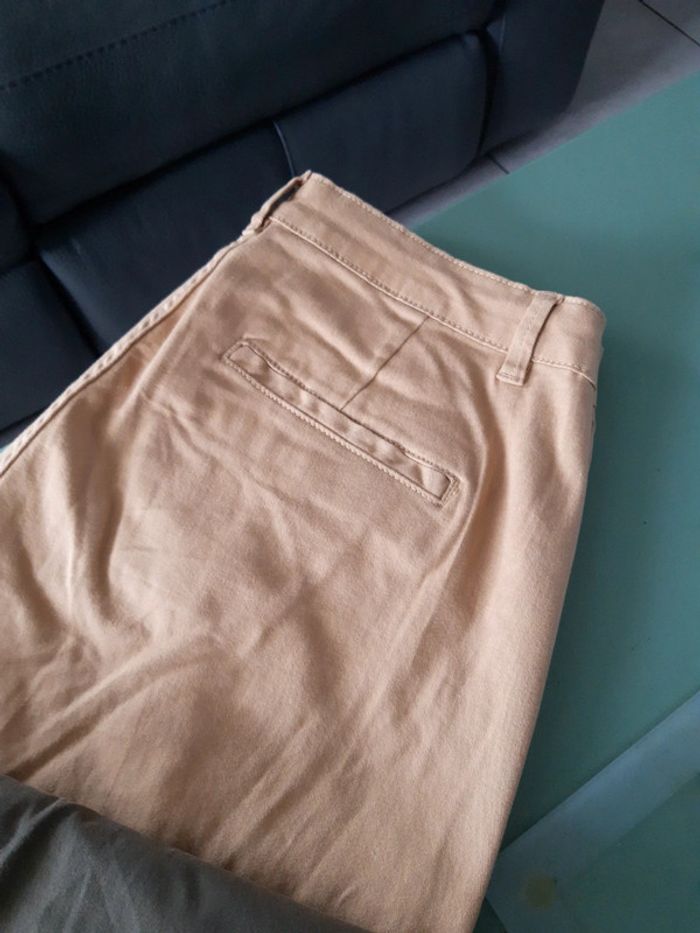 2 pantalons toile 44 homme - photo numéro 6