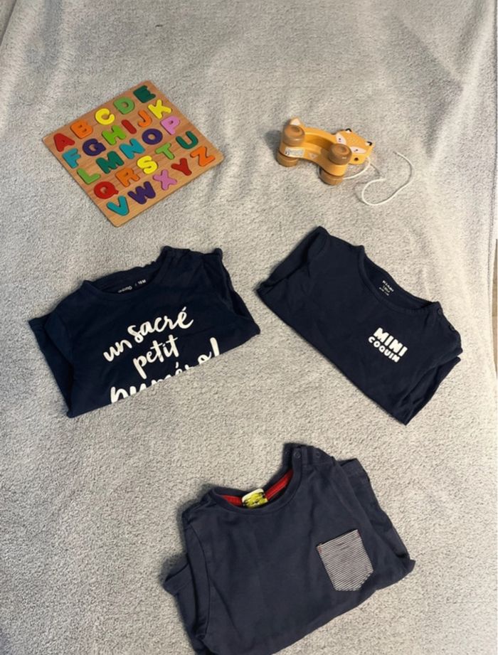 Lot de 3 tee shirt 18 mois