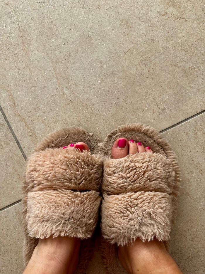 Chaussons rose femme - photo numéro 4