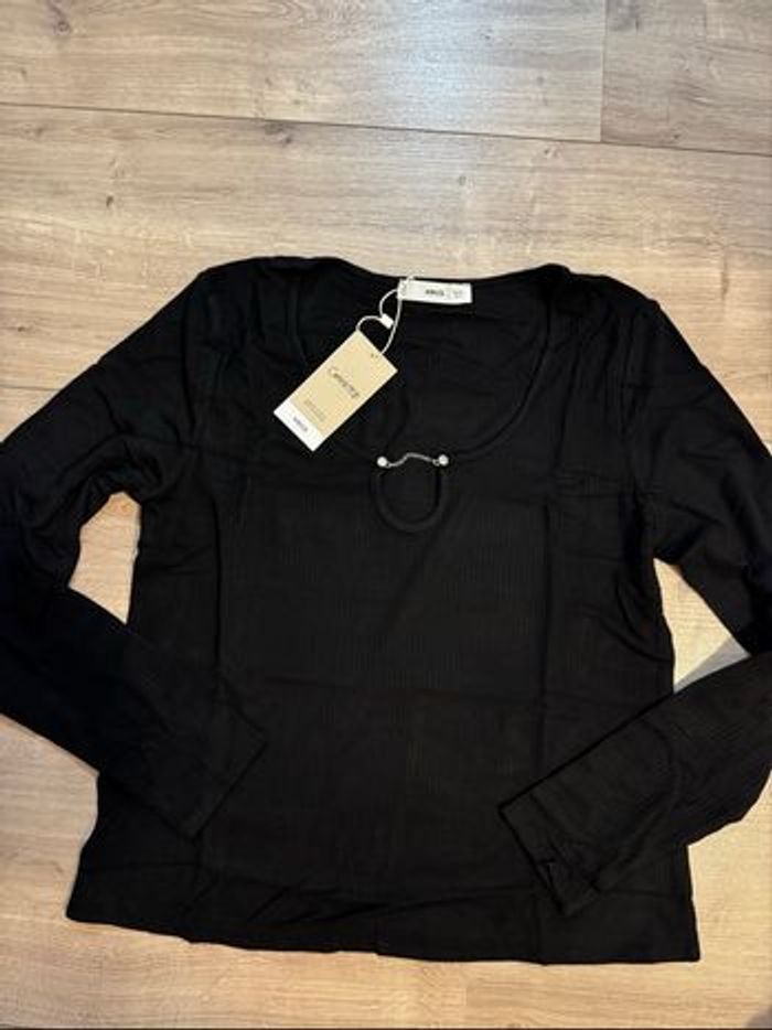 Blouse à manches longues Mango femme taille S/36 - photo numéro 4