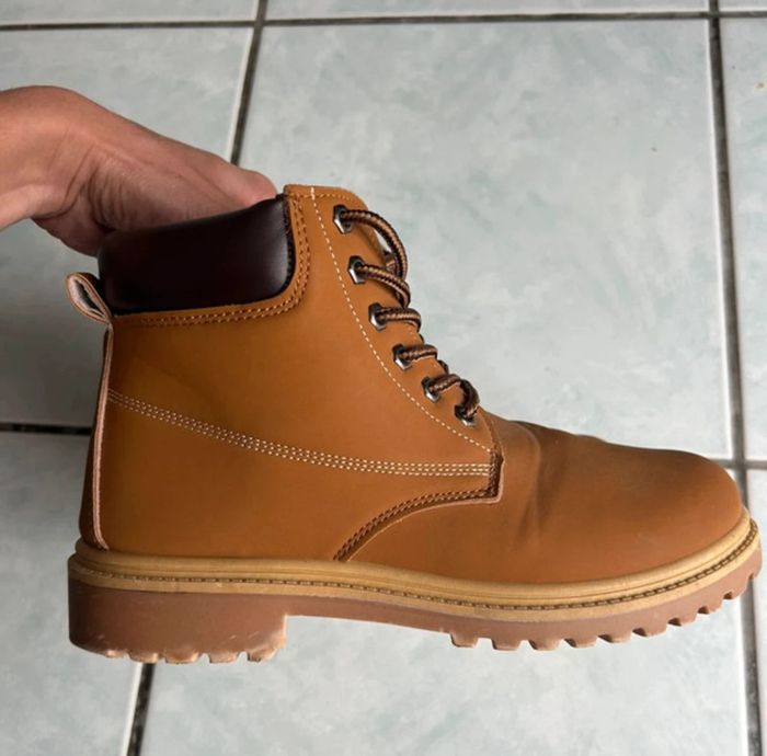 Boots camel homme - photo numéro 12