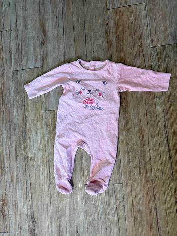 Pyjama rose 9M pat et ripaton