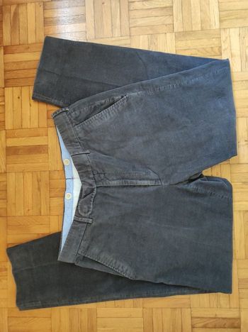 Pantalon velours gris Daniel Crémieux taille 40