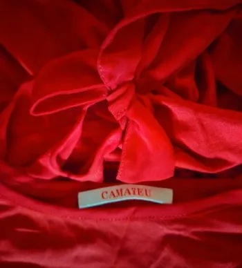 Blouse rouge Camaïeu Taille XL Neuve