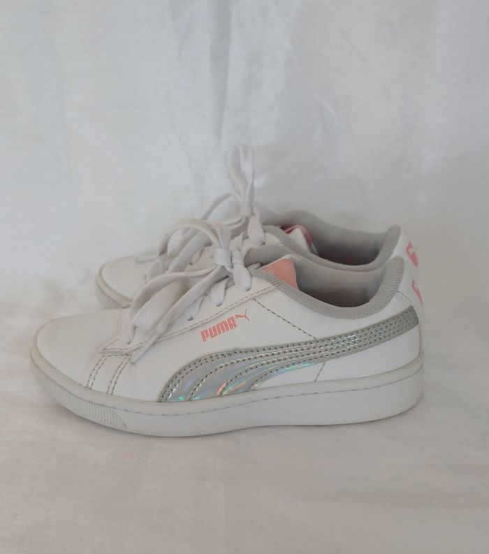 Baskets à lacets  blanches Puma - photo numéro 3