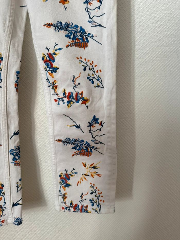 Pantalon blanc droit maje taille 36 neuf sans étiquette - photo numéro 3