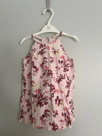Robe été papillon et fleurs taille 3 ans