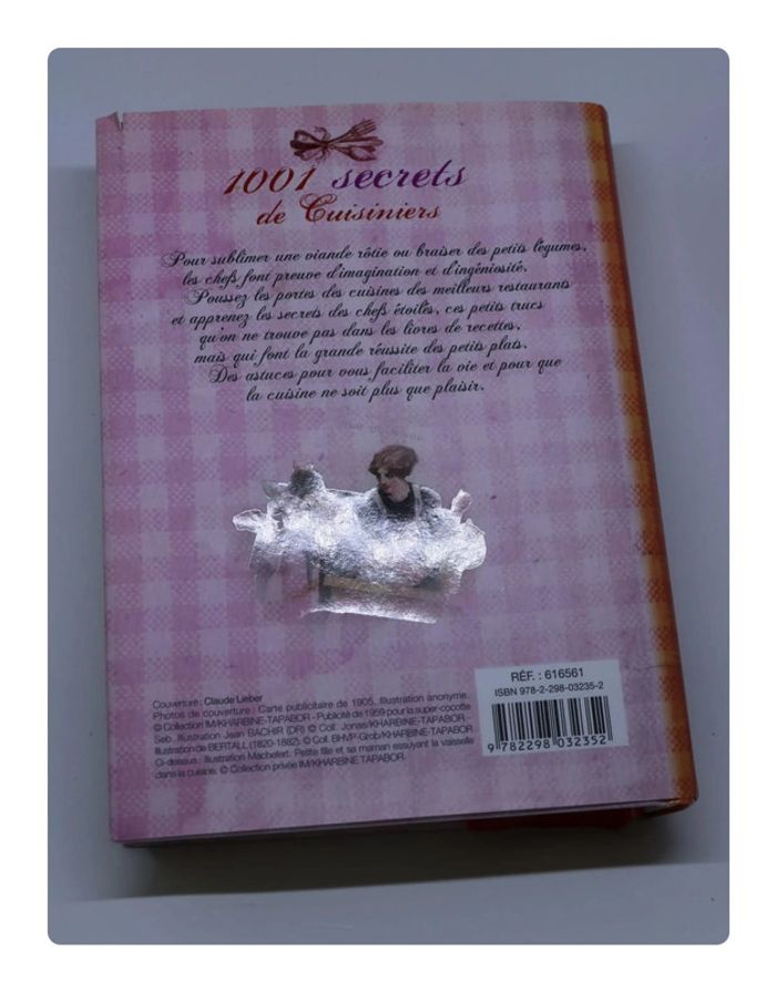 livre 1001 secrets de cuisiniers - photo numéro 3
