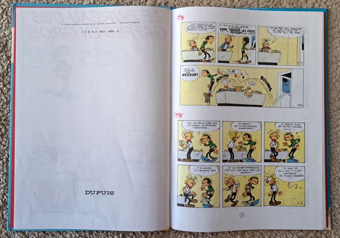 📚 BD Gaston tome R2 Le bureau des gaffes en gros - 1986 - photo numéro 2