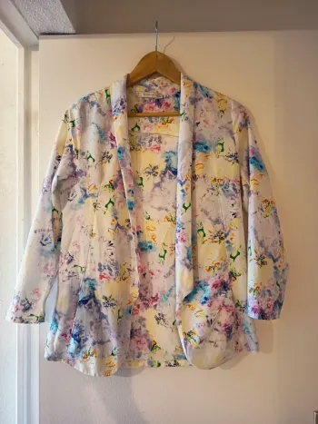 Blazer d'été à fleurs léger Trafaluc en S