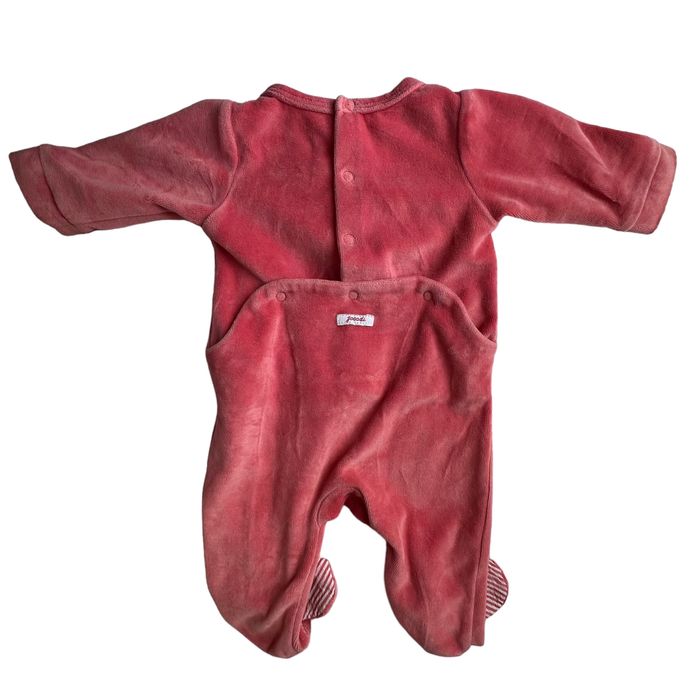 Pyjama velours rose Jacadi 1 mois TBE (13€) - photo numéro 2