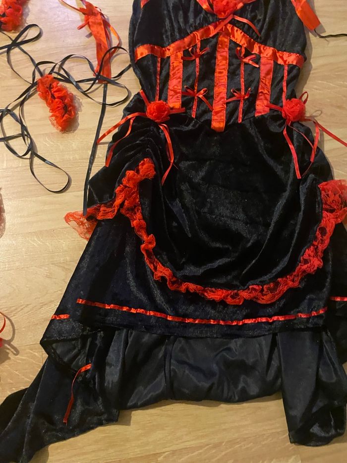 Robe French Cancan déguisement taille 40 - photo numéro 3