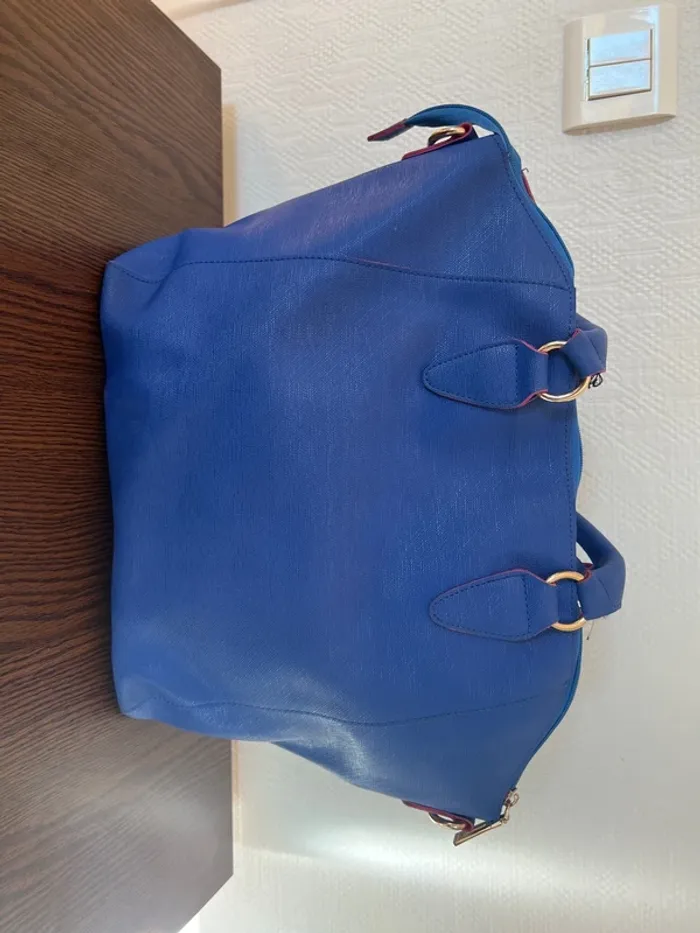 Sac à main bleu roi - photo numéro 2