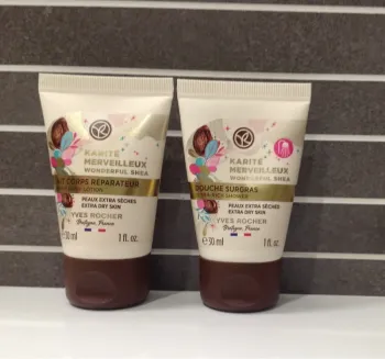 Lot produits douche karité Yves Rocher