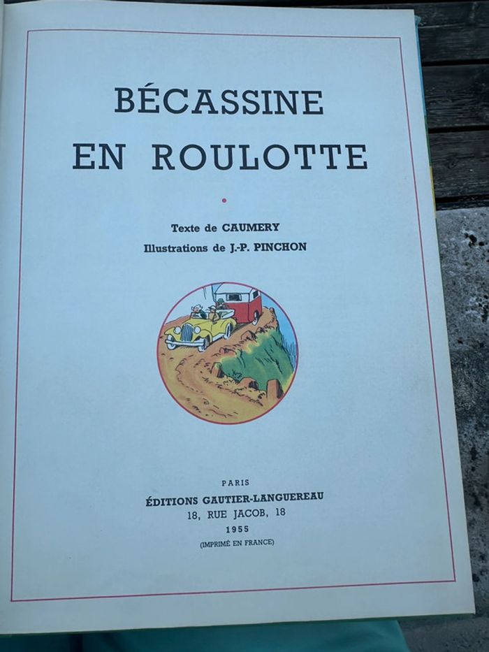 Livre ancien album Bécassine en roulotte éditions Gautier Languereau vintage 1955 - photo numéro 5