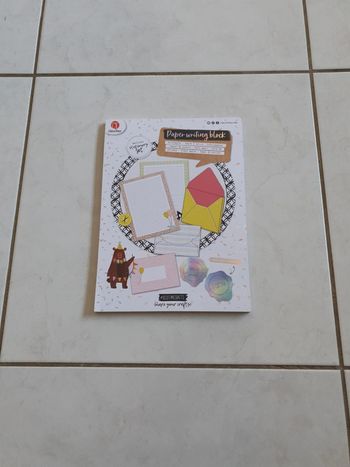 Paper writing block scrapbooking Neuf SD