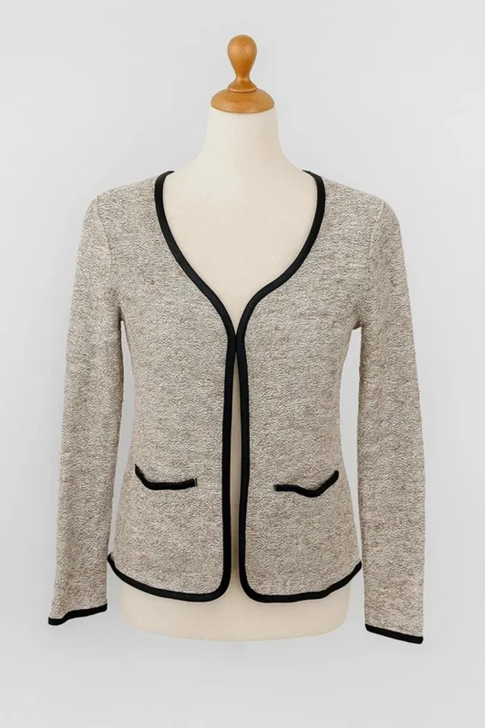 Veste chiné beige Vero Moda Taille S - photo numéro 2
