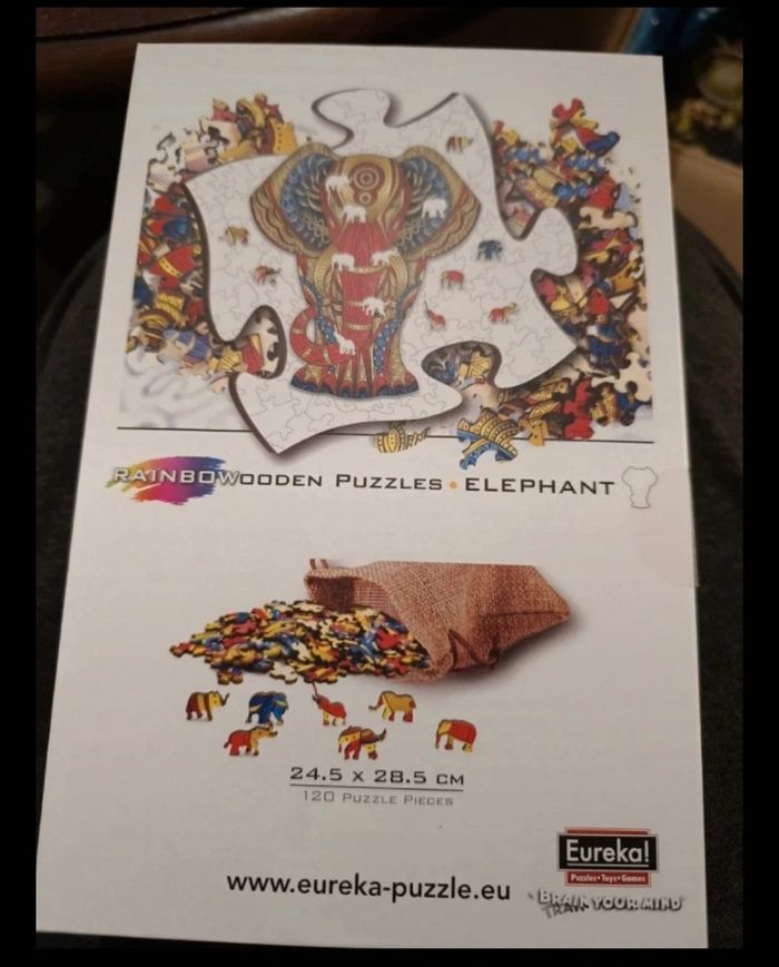 Rainbowooden puzzles éléphant