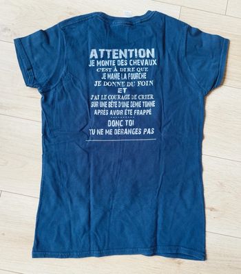 Tee shirt cavalière taille 38