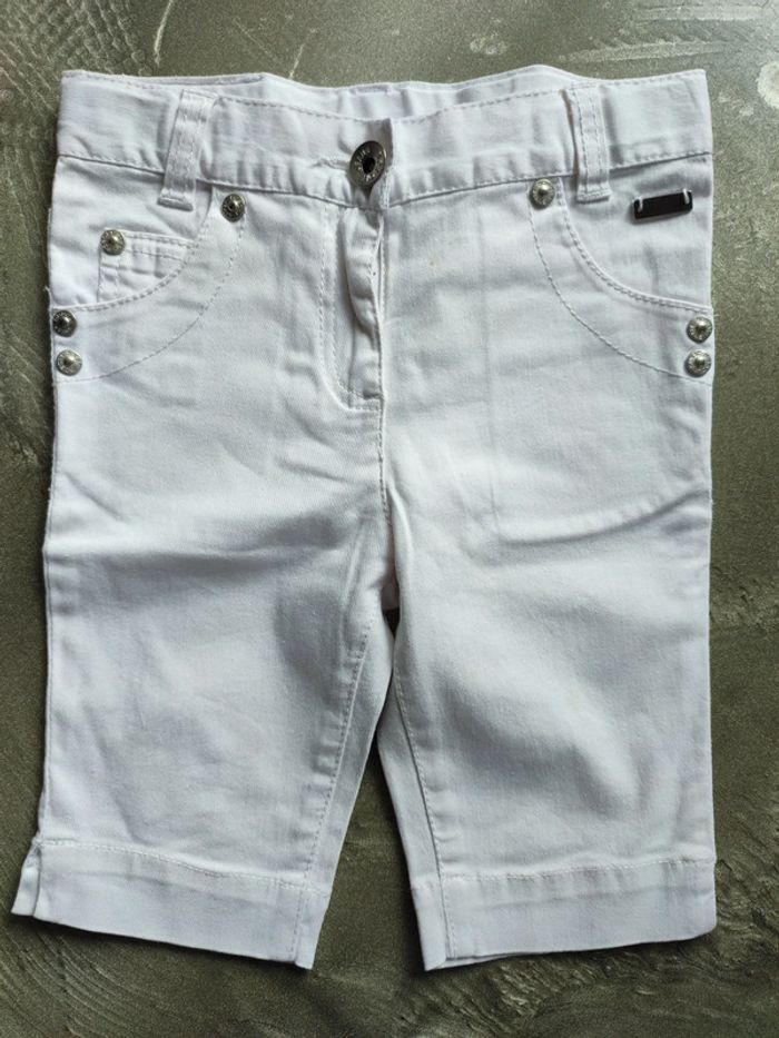 Pantacourt blanc 2 ans boboli