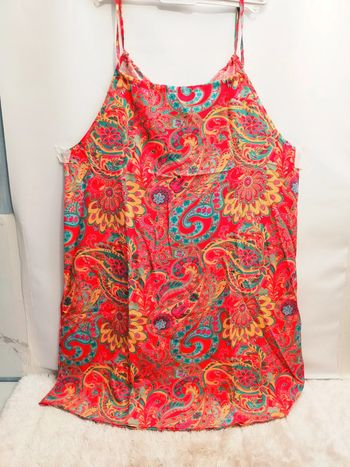 🌸 Robe d'été à bretelles réglables - Taille XL - Neuve 🌸