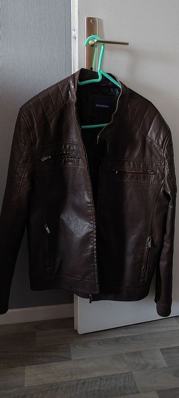 Blouson cuir bonobo