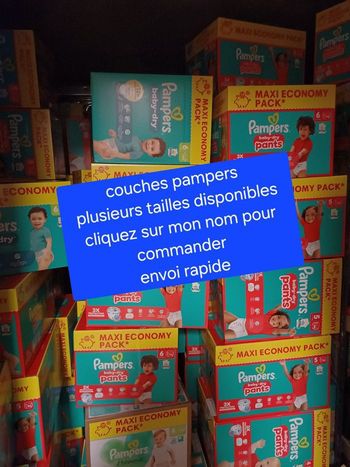 Couches pampers 