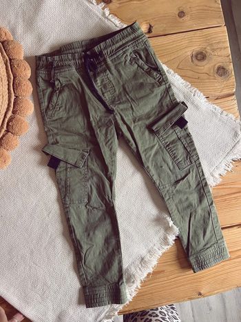 Pantalon cargo à poche kaki du pareil au même dpam 5 ans 110