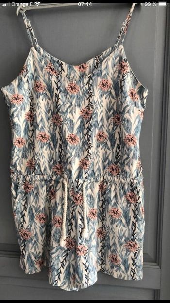 Combishort à fleurs