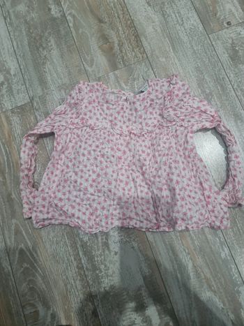 Haut fleuris #orianablfille4ans