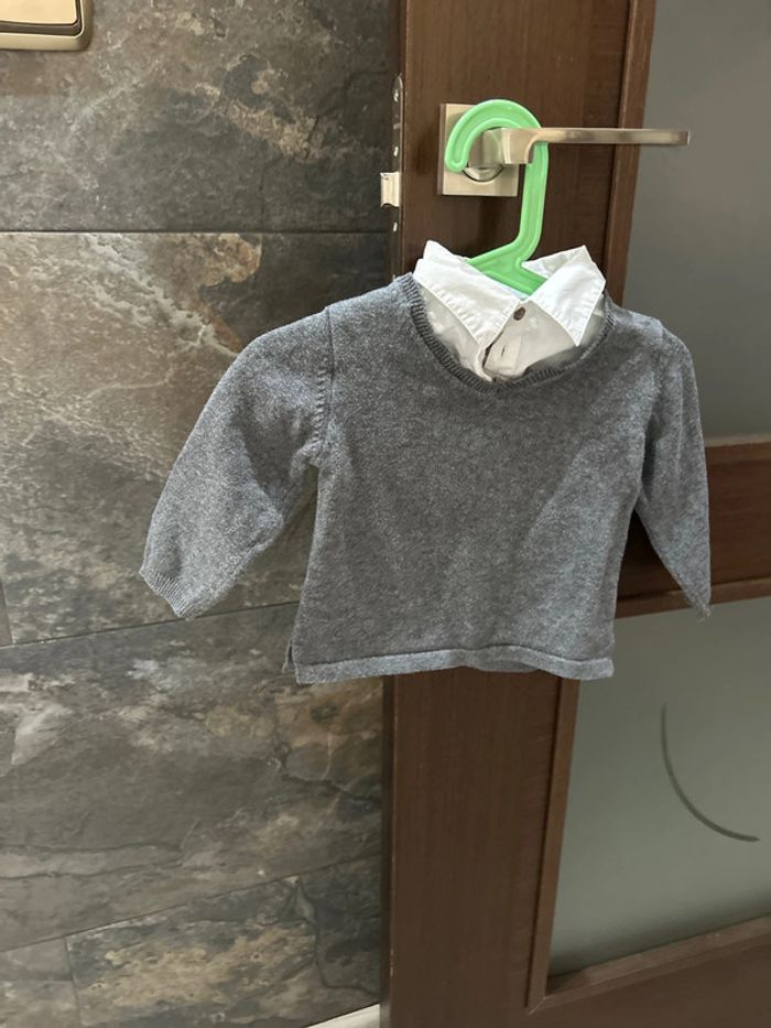 Pull col chemise - photo numéro 2