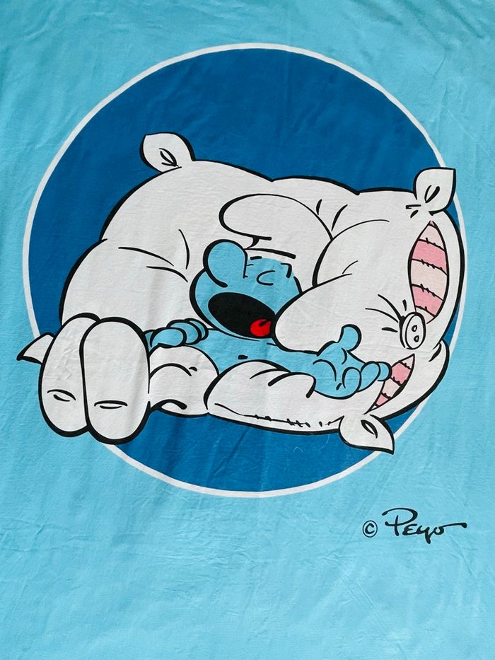 Housse de couette les schtroumpfs - photo numéro 2