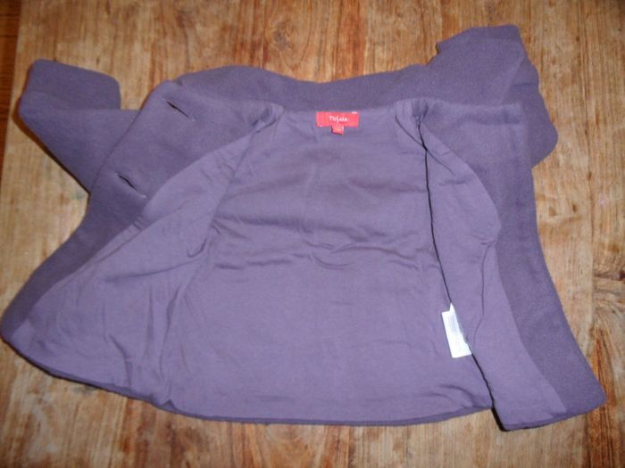Veste polaire Fille violet, taille 12 mois NEUVE - photo numéro 4