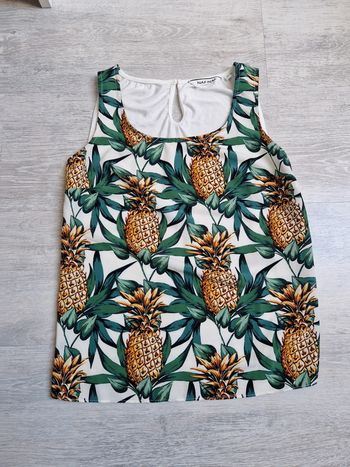 Top débardeur motif ananas Naf Naf XS