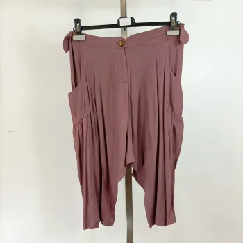 Sarouel bordeaux pastel Gat Rimon - Taille 1 - 100 % viscose - Fabriqué en France A587