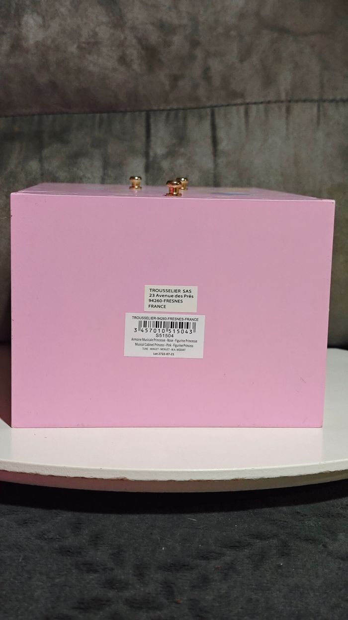 Grande Boite à Bijoux Musicale Armoire princesse Trousselier - photo numéro 6
