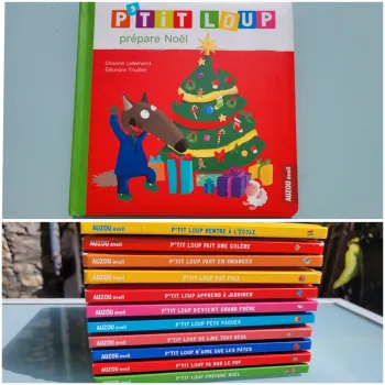 Livre P'tit Loup, Auzou Éveil 🎄 P'tit Loup prépare Noël 🎁 71