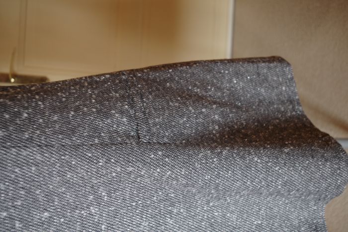 Jaye.e - Robe chasuble noir et gris chiné T L - photo numéro 3