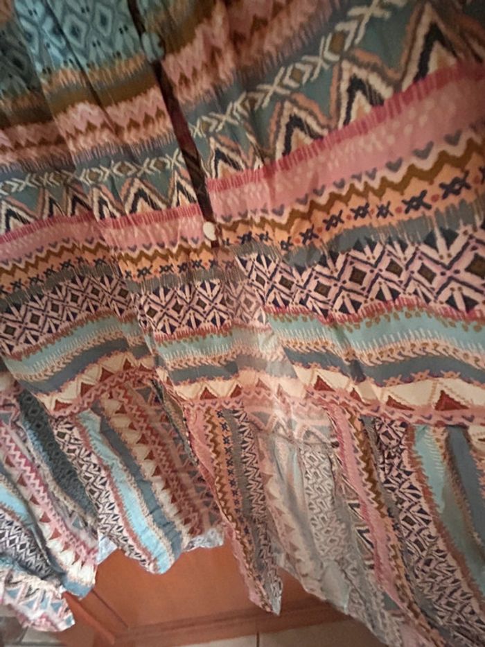 Longue robe été bohème multicolore - photo numéro 4