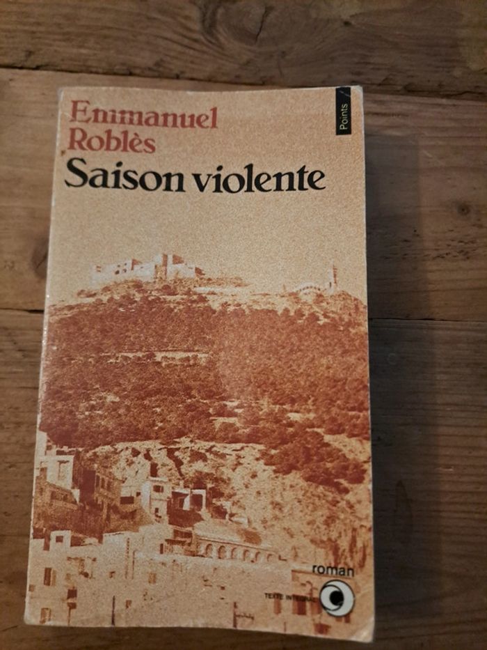 Livre Saison Violente, Emmanuel Roblès