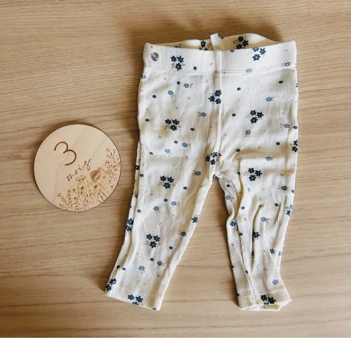 Ensemble à fleur bleue pour filles - photo numéro 5