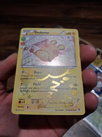 carte Pokemon Dedenne Holographique RC10/RC32