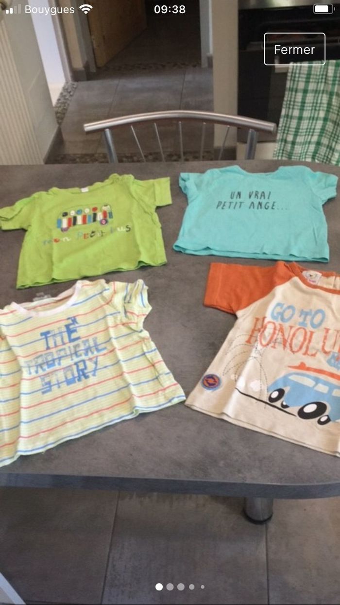 Lot de 4 tee shirt